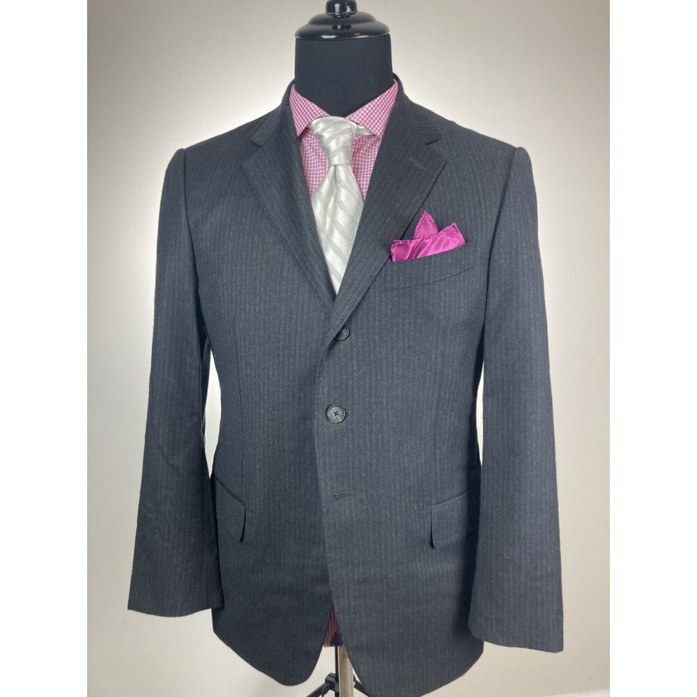 Caruso Dark Gray 3Btn Sport Jacket 40R 40 R *Neiman Marcus*